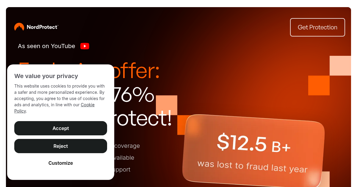 Exclusive offer: Get up to 76% off NordProtect!